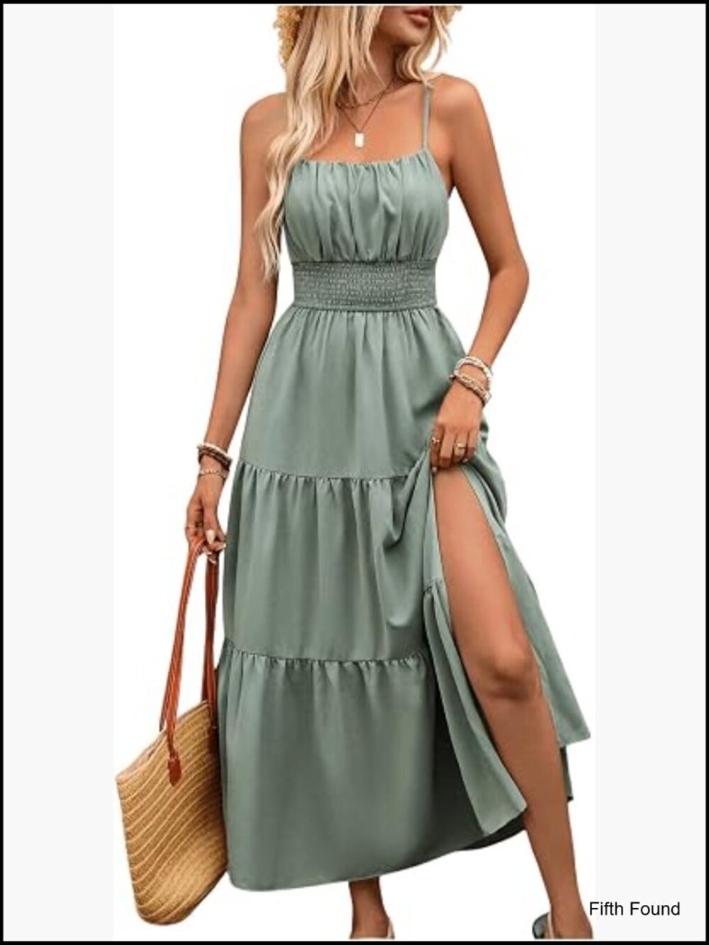 Women's Sleeveless Square Neck Maxi Dress Boho Summer Wedding Guest Flowy - Picture 1 of 6